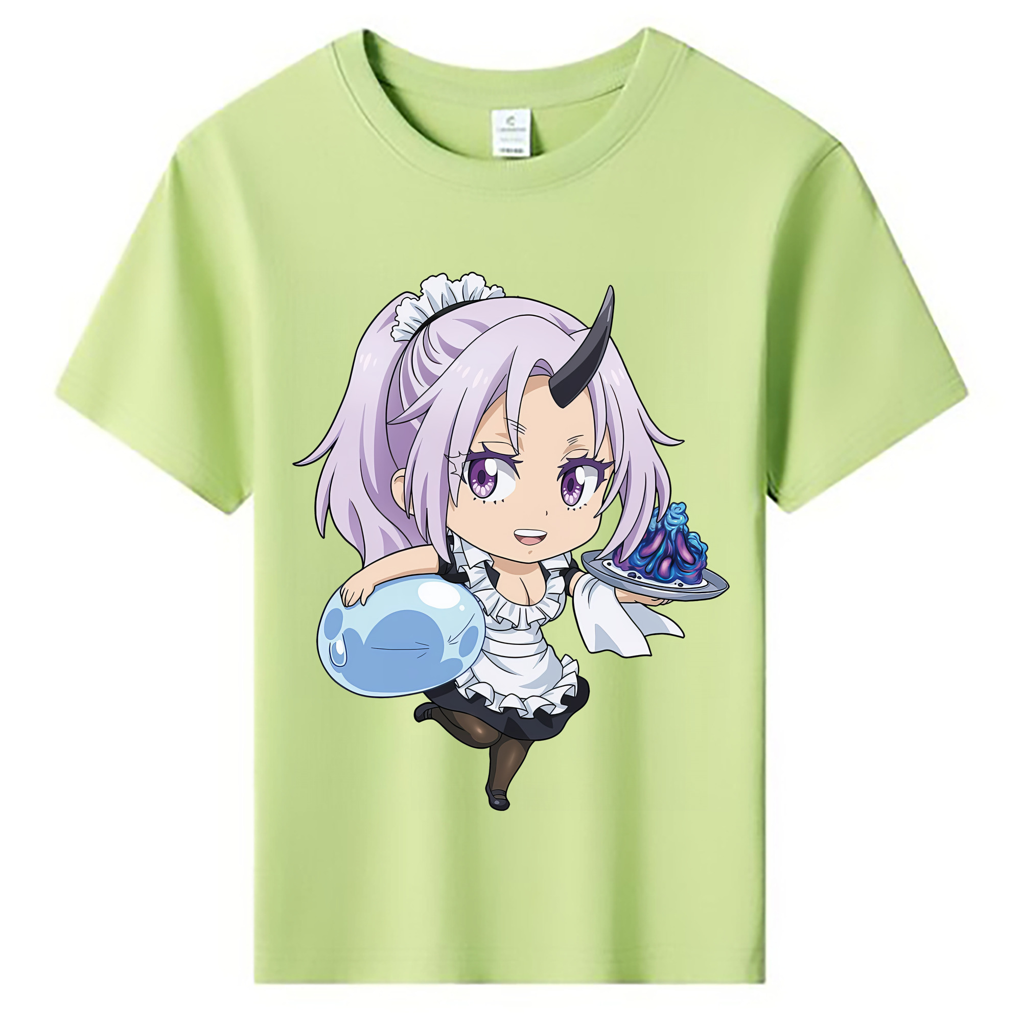 （画像用） 転スラ Regarding Reincarnated to Slime 綿100％キッズTシャツ（フロントプリント）